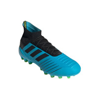 adidas PREDATOR 19.1 AG Kunstgras Voetbalschoenen Blauw Zwart