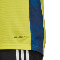 adidas ADIPRO 20 Keepersshirt Lange Mouwen Geel Blauw
