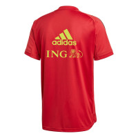 adidas Belgie Trainingsshirt 2020-2021 Rood Zwart Wit