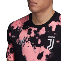 adidas Juventus Thuis Pre Match Trainingsshirt 2019-2020 Roze Zwart