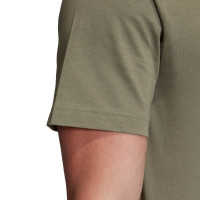 adidas Essential T-Shirt Groen Wit