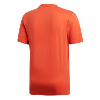 adidas Essential T-Shirt Oranje Wit