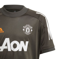 adidas Manchester United Trainingsshirt 2020-2021 Kids Legergroen