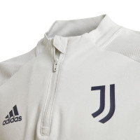 adidas Juventus Top Trainingspak 2020-2021 Kids Grijs Donkerblauw