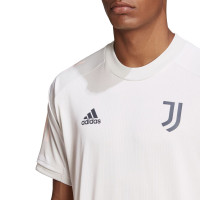 adidas Juventus Trainingsshirt 2020-2021 Lichtgrijs Donkerblauw