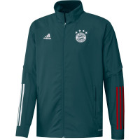 adidas Bayern Munchen Trainingsjack 2020-2021 Groen Rood Wit