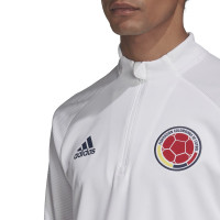 adidas Colombia Trainingstrui 2020-2021 Wit Blauw Rood