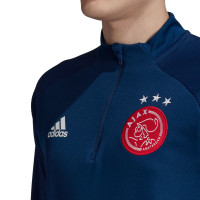 adidas Ajax Trainingstrui 2020-2021 Blauw