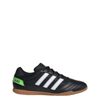 adidas Super Sala Zaalvoetbalschoenen (IN) Zwart Wit Groen