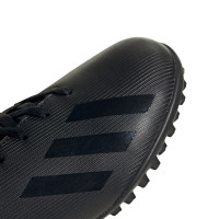 adidas X 19.4 Turf Voetbalschoenen (TF) Kids Zwart Metallic