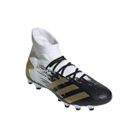 adidas PREDATOR 20.3 Gras / Kunstgras Voetbalschoenen (FxG) Wit Goud Zwart