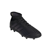 adidas PREDATOR 19.1 Gras Voetbalschoenen (FG) Kids Zwart Zwart