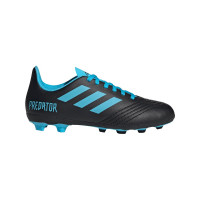 adidas PREDATOR 19.4 Gras / Kunstgras Voetbalschoenen (FxG) Kids Zwart Blauw