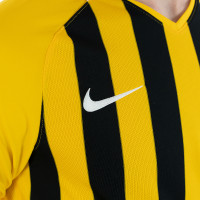 Nike Stripe Division III Voetbalshirt Lange Mouwen Geel Zwart