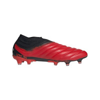 adidas COPA 20+ Gras Voetbalschoenen (FG) Rood Wit Zwart