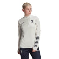 adidas Juventus Trainingstrui 2020-2021 Vrouwen Lichtgrijs Donkerblauw