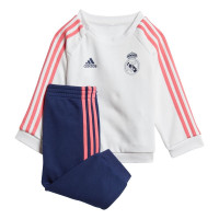 adidas Real Madrid 3S Babypak 2020-2021 Wit Donkerblauw