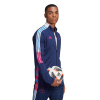 adidas HUFC Trainingsjack 2020-2021 Donkerblauw