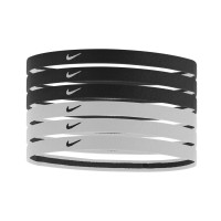 Nike Swoosh Sport Headbands 6PK 2.0 wit zwart