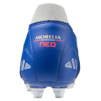 Mizuno Morelia Neo 3 Pro Ijzeren-Nop Voetbalschoenen (SG) Blauw Wit