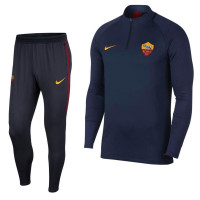 Nike AS Roma Strike Drill Trainingspak 2019-2020 Donkerblauw Rood