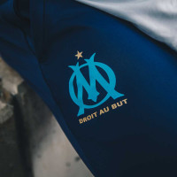 PUMA Olympique Marseille Top Trainingspak 2019-2020 Wit Blauw