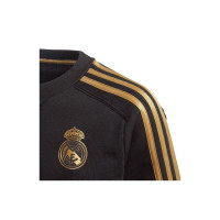 adidas Real Madrid Sweat Trainingspak 2019-2020 Kids Zwart Goud