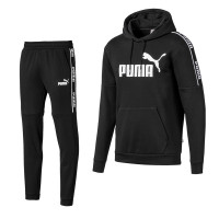 PUMA Amplified Trainingspak Fleece Zwart Wit