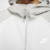 Nike NSW Tech Fleece Hoodie Full Zip Grijs Wit Platinum