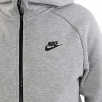 Nike Tech Fleece Hoodie Full Zip Grijs Zwart