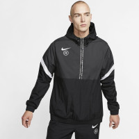 Nike F.C. Trainingspak Full Zip Zwart Donkergrijs Wit