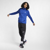Nike Tech Fleece Hoodie Full Zip Royal Blauw