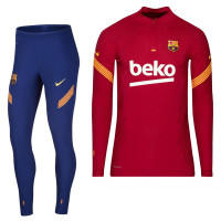Nike FC Barcelona Strike VaporKnit Trainingspak 2020-2021 Rood Blauw Geel
