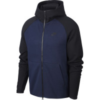 Nike NSW Tech Fleece Hoodie Full Zip Donkerblauw Zwart