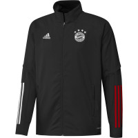 adidas Bayern Munchen Presentatie Trainingspak 2020-2021 Zwart Rood