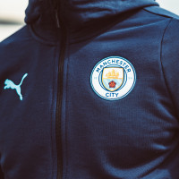 PUMA Manchester City Casual HD Trainingspak 2020-2021 Donkerblauw Lichtblauw