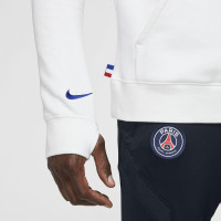 Nike Paris Saint Germain GFA Fleece Trainingspak 2020-2021 Wit Blauw