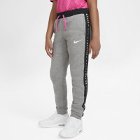 Nike Kylian Mbappe Fleece Trainingspak Kids Roze Zwart Grijs