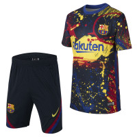 Nike FC Barcelona Trainingsset Kids Blauw Rood Geel
