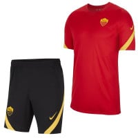 Nike AS Roma Dry Strike Trainingsset 2020-2021 Rood Zwart