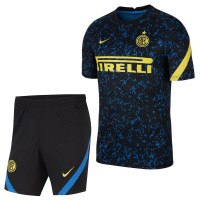 Nike Inter Milan Pre Match Trainingsset 2020-2021 Zwart Blauw
