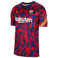 Nike FC Barcelona Pre-Match Trainingsset 2020-2021 Rood Blauw