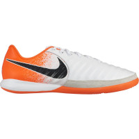 Nike LUNAR Legend 7 PRO Zaalvoetbalschoenen Wit Oranje Zwart