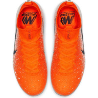 Nike Mercurial Superfly 6 ELITE Gras Voetbalschoenen (FG) Kids Oranje Zwart Wit