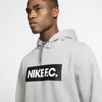 Nike F.C. Essential Hoodie Trainingspak Grijs Zwart