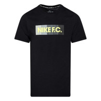 Nike F.C. Essentials T-Shirt Zwart Grijs Volt