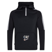 Nike CR7 Dry Trainingstrui Hoodie Kids Zwart Wit