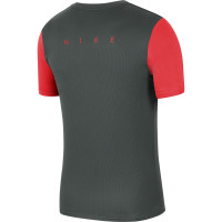 Nike Dry Academy Pro Trainingsshirt Kids Donkergrijs rood