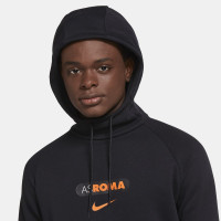 Nike AS Roma GFA Fleece Hoodie CL 2020-2021 Zwart