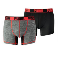 PUMA Active Boxershorts 2pack Rood